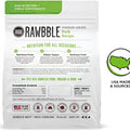BIXBI Rawbble Freeze Dried Dog Food, Pork Recipe, 12 Oz - 97% Meat and Organs, No Fillers - Pantry-Friendly Raw Dog Food for Meal, Treat or Food Topper - USA Made in Small Batches