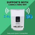 Owlet 1080P Home Smart Pet Feeder with Wi-Fi Auto Night Vision Camera, White