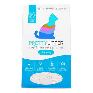 Prettylitter Clumping Health Monitoring Cat Litter, Unscented, 10 Lb Bag