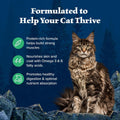 Blue Buffalo Wilderness Healthy Adult Dry Cat Food, Supports Health and Wellness, High-Protein & Grain-Free, Duck, 11-Lb Bag