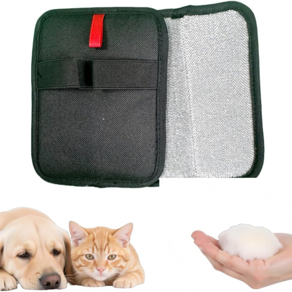 2 PC Pet Hair Removal Glove,Electrostatic Cat Hair Remover,Re-Used Dog Hair Remove Gloves,Suitable for Couch, Furniture, Carpet, Car Seat,Update Pet Hair Remover Mitten