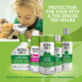 (4 Pack) Natural Care Flea and Tick Carpet Powder - 8.1 Ounce Canister