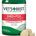 Vet'S Best Best Healthy Coat Shed and Itch Relief Supplements for Dogs - 50 Chewable Tablets - 4.5 Oz.