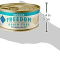 Blue Buffalo Freedom Grain-Free Adult Wet Cat Food, Complete & Balanced Nutrition for Indoor Cats, Made with Natural Ingredients, Fish Recipe, 5.5-Oz Cans (24 Count)
