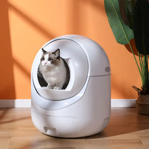 Revolutionary Fully Automatic Enclosed Cat Litter Box with Electric Deodorizer