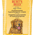 Burt'S Bees for Pets Multipurpose Dog Wipes with Honey, 98% Natural Origin Formulas, Hypoallergenic Dogs Wipe, Canine Cleaning Sheets for Paws and Butt, 3 Pk, 50Ct