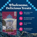 Blue Buffalo Wilderness Chicken & Salmon Flavor Dry Soft Treats for Cats, Grain-Free, 2 Oz. Bag
