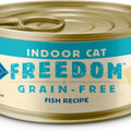 Blue Buffalo Freedom Grain-Free Adult Wet Cat Food, Complete & Balanced Nutrition for Indoor Cats, Made with Natural Ingredients, Fish Recipe, 5.5-Oz Cans (24 Count)