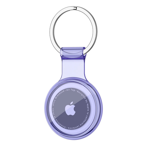Waterproof Anti-Lost Keychain Holder TPU Case for Apple Airtag Air Tag Dog Cat Pet Collar Keys Tracker Protective Full Cover